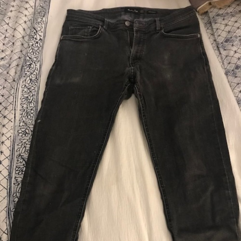 Men's black jeans